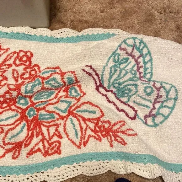 NWT Pioneer Woman  Butterfly Garden Bath Rug 20” x 32” - Picture 6 of 13